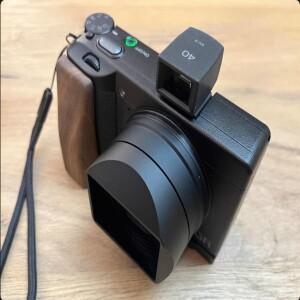 어댑터 링 캡 커버가있는 사각형 금속 렌즈 후드 Ricoh GR3 와이드 프레임 빈티지 레트로 용 다채로운