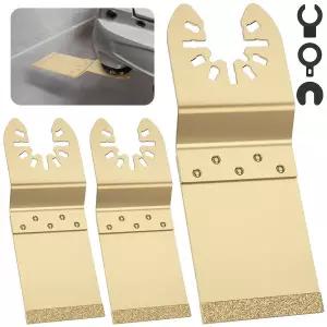 예초기 톱날 3개 다이아몬드 진동 공구 블레이드 멀티 툴 그라우트 제거 콘크리트 타일 DIY 프로젝트용