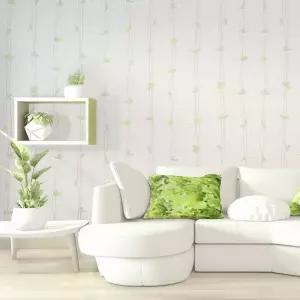 결로방지 단열벽지 100X20m 새싹 포인트 인테리어 보온시트