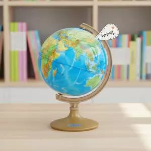 어린이 학생용 세계지도 지구본 260-D1 행정도 한영 겸용 학습 교구