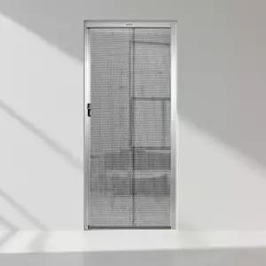 현관 무턱이 롤방충망 블랙 미세먼지 차단 현관문 방충문 샷시망