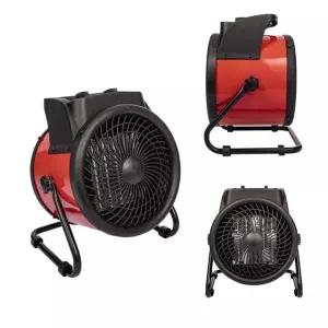 야외 캠핑용 전기 온풍기 소형 히터 휴대용 열풍기