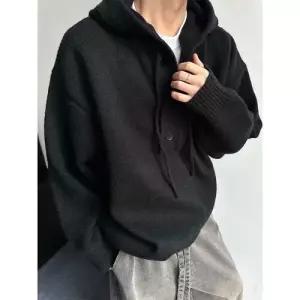 남자 빈티지 후드 풀오버 스웨터 반 커플 가디건 집업 DUCHI1