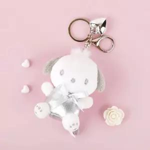 산리오 포차코 실버 가방고리 인형 키링 열쇠고리 8cm