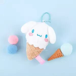 산리오 시나모롤 아이스크림 인형 키링 가방고리 8cm