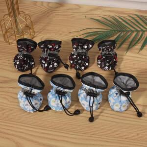 작은 대형견 고양이용 호환 반려견 신발 미끄럼 방지   발 부츠 치와와 양말 닥스훈트 강아지 야외 운동화