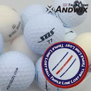 중고 3선 로스트볼 일반 무광 화이트 30알