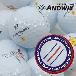 중고 3선 로스트볼 카카오프렌즈 화이트 30알