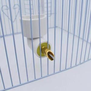 플라스틱 앵무새 물병 디스펜서 피더 케이지 걸이 애완 동물 강아지 기니피그 다람쥐 토끼 마시는 머리 파