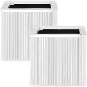 블루에어 블루 퓨어 211+ 자동 공기 청정기 접이식 입자 및 활성탄 교체 필터와 호환되는 필터 2팩