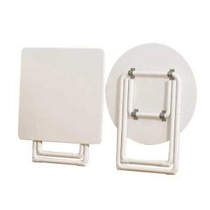 접이식테이블 700 800 휴대용 자취방 화이트 60원형 60CM 접이식