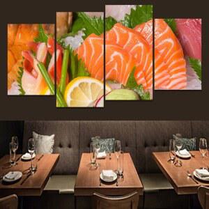 스시집 액자 벽화 그림 인테리어 이자카야 일식집 선술집 횟집 일식 식당