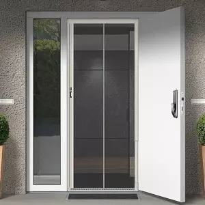 현관 방충망 미세 문셀프 자동방충문 모기장틀교체 시공 설치 접이식