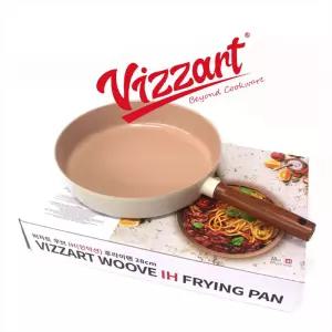 비자트 우브 IH 프라이팬 28cm 1p 케이스후라이 요리용 조리용 코팅 손잡이