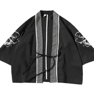 남성기모노 일본 진베이 자켓 빅사이즈 하오리 가디건