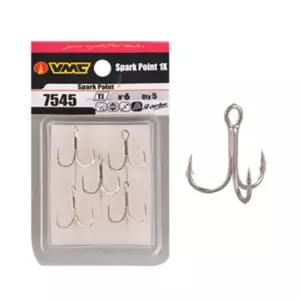 VMC 스파크포인트 트레블훅 7545루어바늘 낚시 낚싯 바다 트레블 트래블
