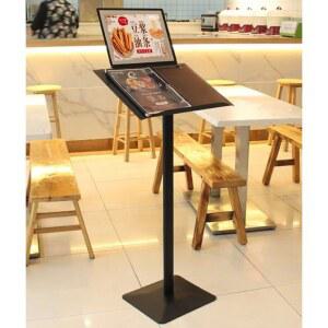 식당 외부 메뉴판 거치대 판 스탠드 입구메뉴 POP