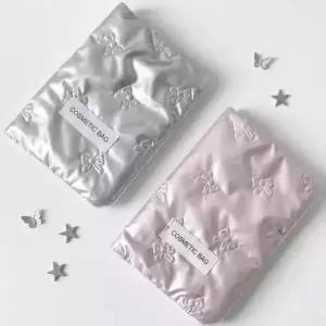 벨라빈 데일리 시크릿 리본 파우치 화장품 생리대 여권 지갑