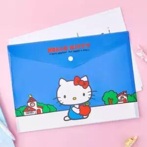 [문구] 산리오 헬로키티 똑딱이 봉투 화일-10EA