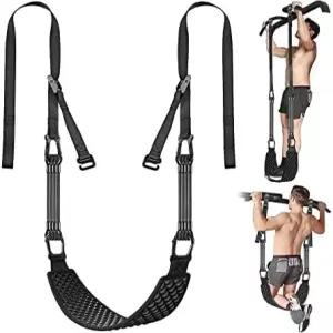 키피카 48인치 천장 장착 풀업 바 헤비 듀티 멀티 그립 턱 업 조절 가능한 높이 및 바디 스트레칭을 위한