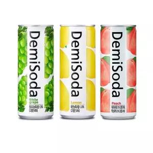 동아 데미소다 사과 레몬 피치 시원한 3종 250ml x 30CAN