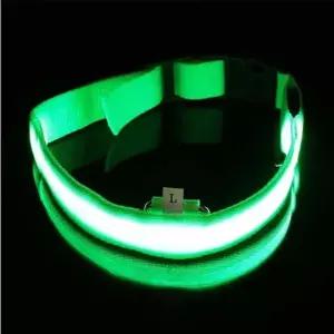 강아지램프 LED 애견 목줄 L 그린 강아지야간산책 강아지밤산책