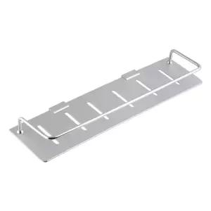 알루미늄 욕실일자선반(45cm)정리대 수납 화장실 선대 스텐레스 흡착식 강화유리 모음 용품 세면대 간편한