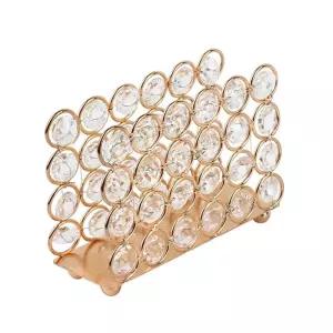 크리스탈 프렌치 골드 냅킨 홀더케이스 정리통 보관 정리함 보관함 네프킨 킨꽂이 냅킨함