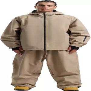 GSOU 스노우 여성 스키 재킷 및 바지 세트 남성 스노보드 배기 수트 방수 방풍 단열