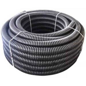 하수관료 오수관 PVC 미포장 구부릴 50m 50mm 내경 튜브 유공관 천공 천X 커버