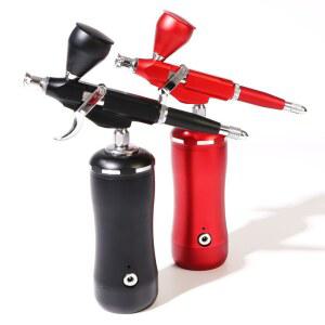 충전식 미니 전동 에어펌프 피규어 도색 페인팅 공구 세트