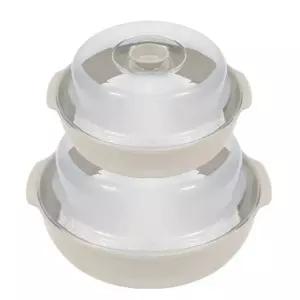 라면 만두 계란찜기 전자레인지 용기 중형 소형 세트