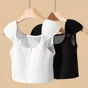 숄더 라인 직각 어깨 압박 베스트 조끼 티셔츠 이너