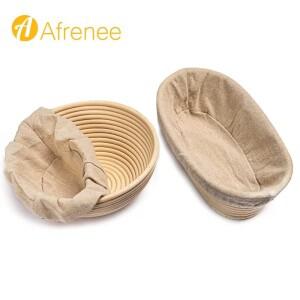 등나무 빵 교정 바구니 타원형 고리 버들 반죽 발효 사워도우 Banneton