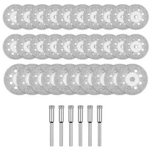 드멜 로터리 툴 타일 커터용 다이아몬드 커팅 휠 545 세라믹 유리 석재 조적날 디스크 세트 컷오프 톱