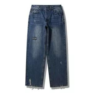 백화점 지프 지프남녀공용 Q3533 구제워싱 와이드 데님팬츠청바지