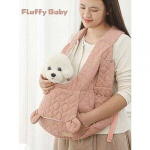 강아지앞가방 래빗 슬링백 산책가방 강아지띠 산책 가방 앞가방 앞배낭 휴대용 귀여운 어깨