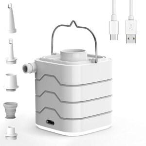 풍선 수영 링 수면 패드 진공 백 매트리스 캠핑 파이어 아웃사이드 조명용 MUMAPI 휴대용 전기 미니 에어
