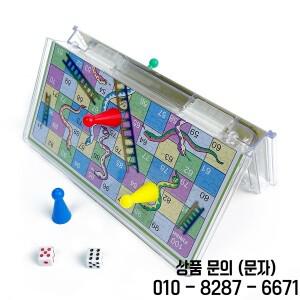 접이식 자기 크리스탈 뱀과 사다리 보드 게임 투명 플라스틱 체스판 탁상용 여행 야외 세트
