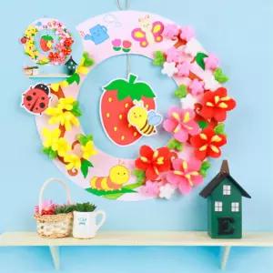 플레이콘 담은 봄을 5인용 리스만들기 곤충 식물 꽃