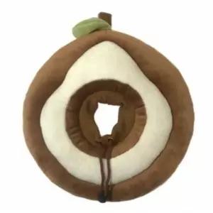 페로가토 과일 넥카라 아보카도 브라운 L핥음방지 강아지핥음 애견핥음 핥음 쿠션 쿠션형 훈련용