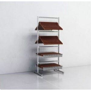 옷걸이보관 행거 거치대 매장용 의류 나노 사이즈 선반 진열대 의류매장 정리 대용량