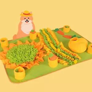 크레용펫 강아지 노즈워크 매트 당근밭 후각 놀이간식장난감 훈련 반려견 개훈련 애견 당근 훈련용