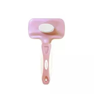 (브리더) 자동러쉬(S)핑크강아지브 반려견 고양이 털정리 털브 털빗 애견 애완묘 엉킨 동물 강아지 견빗