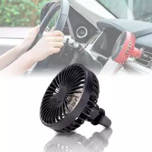 차량 송풍구 거치형 자동차 공기순환 미니 선풍기