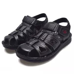 샌들 여름 슈즈 크로스 샌달 남성 가죽 캐주얼 신발