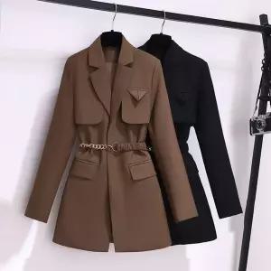 마킷5 여성용 카키 검정 캐주얼 자켓 정장 상의 코트 봄가을 루즈 JEN3