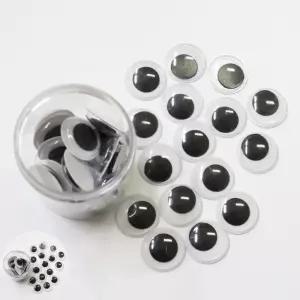 인형 눈알 20mm 1통(10g) 완구 스티커 눈알