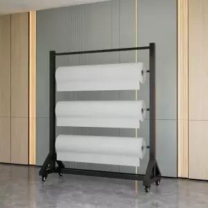 시트지 원단 필름 포장지 벽지 현수막 진열대 거치대 롤 철제 자재 이하