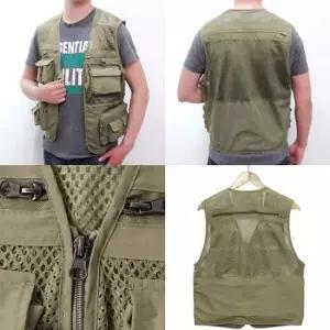 경량 메쉬 레저 조끼 등산 아웃도어 여름조끼 L 낚시조끼